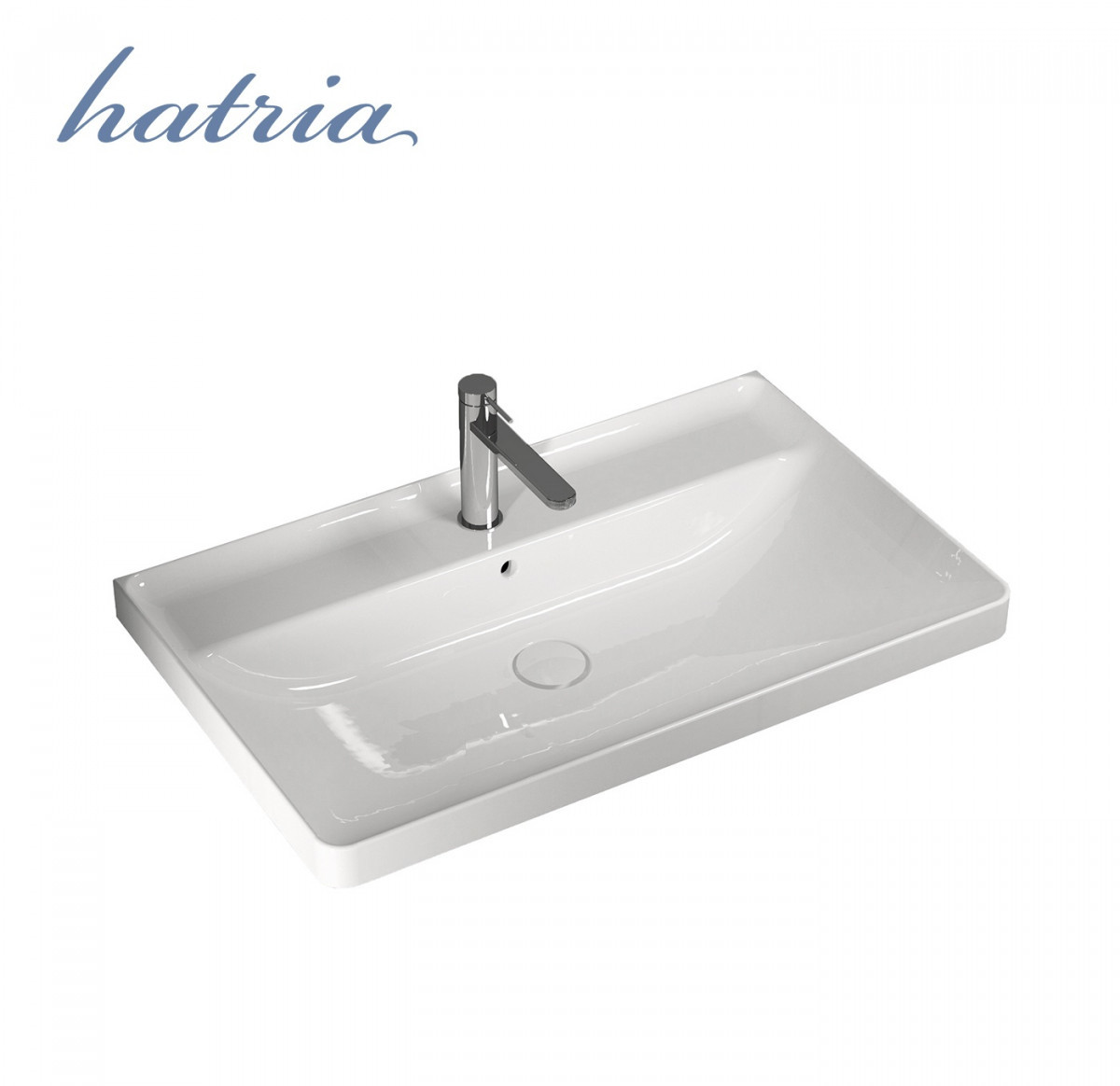 Раковина подвесная Hatria CANALGRANDE Y1EL01 800*500 мм (белый)