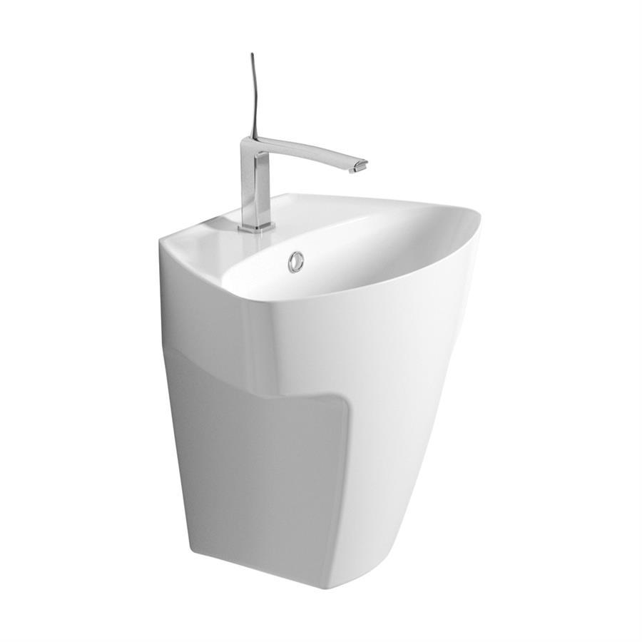 Раковина-моноблок подвесная Bien Mineral MNLM04501FD1W3000 450*345 (белый)