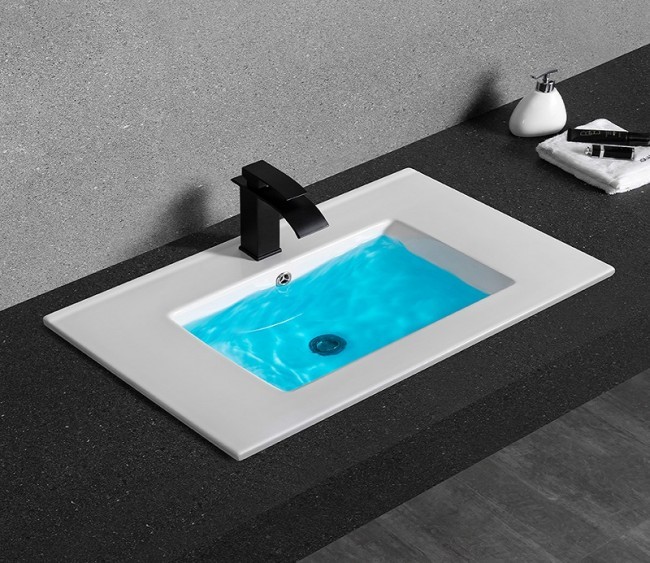 Раковина встраиваемая СeramaLux NYJ803-70 710*405 мм (белый)