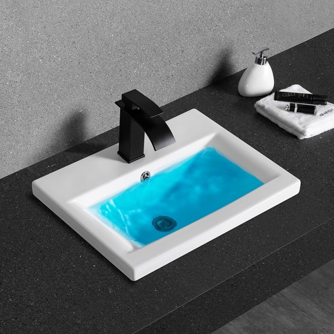 Раковина встраиваемая CeramaLux 9393-50 510*395 мм (белый)