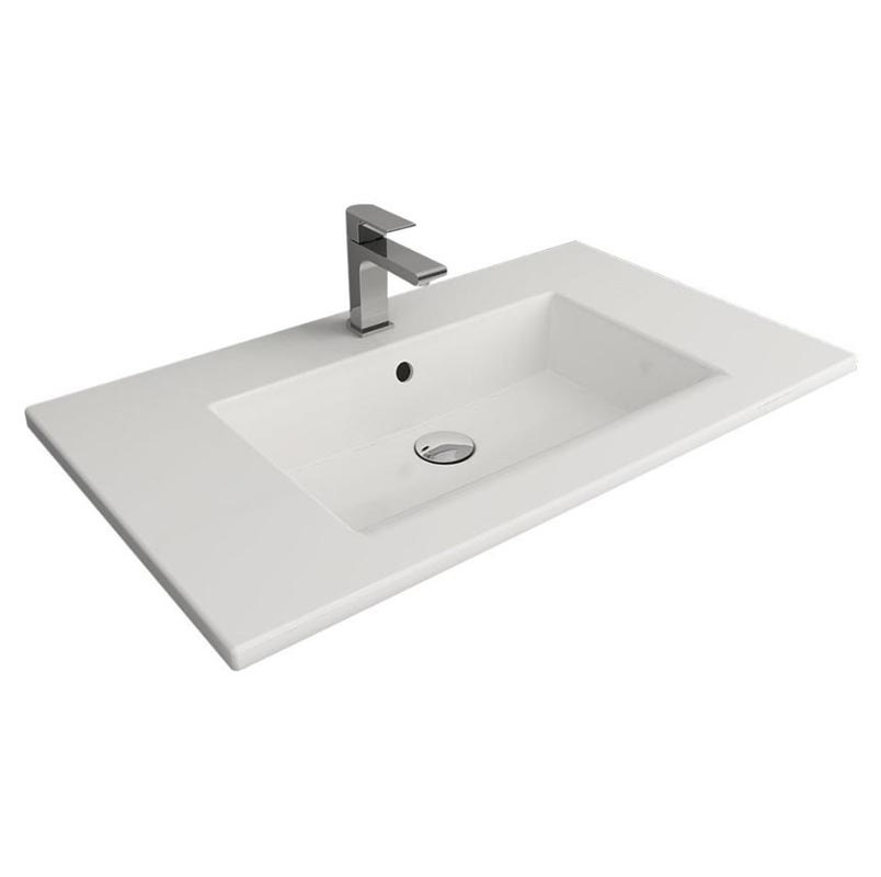 Раковина встраиваемая Bocchi Milano 1113-001-0126 815*475 мм (белый)