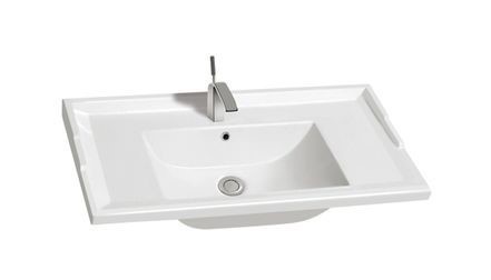 Раковина встраиваемая CeramaLux NYJ840-80 825*480 мм (белый)