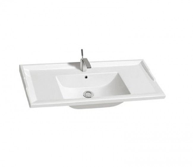 Раковина встраиваемая CeramaLux NYJ840-100 1010*470 мм (белый)