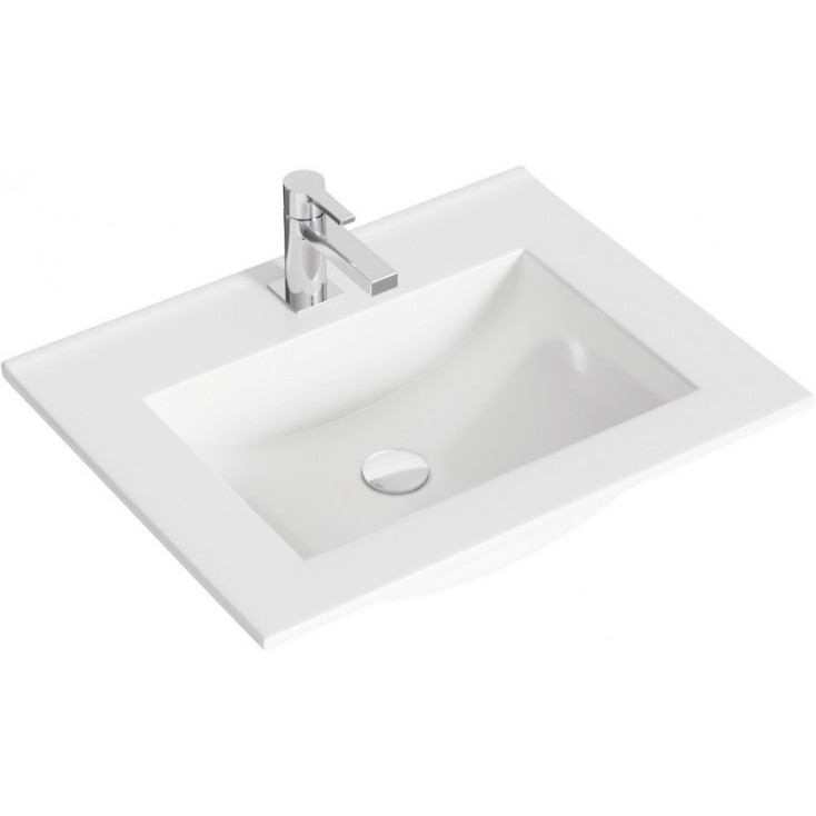 Раковина встраиваемая Aqwella Quadro Sanita 27181 600*470 мм (белый)