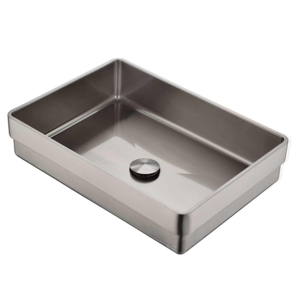 Раковина встраиваемая Abber Wasser Kreis AF2401SP 510*360 мм (сатин)