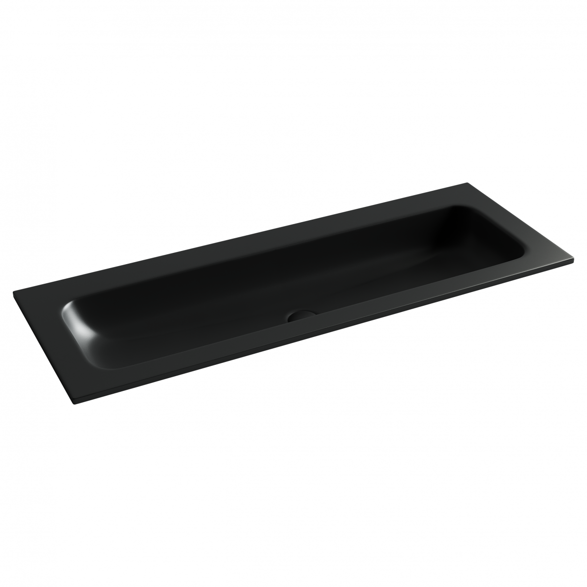 Раковина встраиваемая Ceramica Nova Grace CN7016MBwx 1210*457 мм (чёрный матовый)