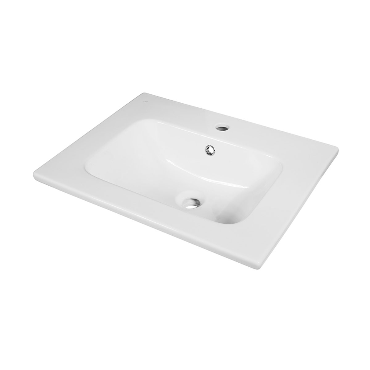 Раковина  встраиваемая Briz Euphoria 600 НФ-00000510 600*470 мм (белый)