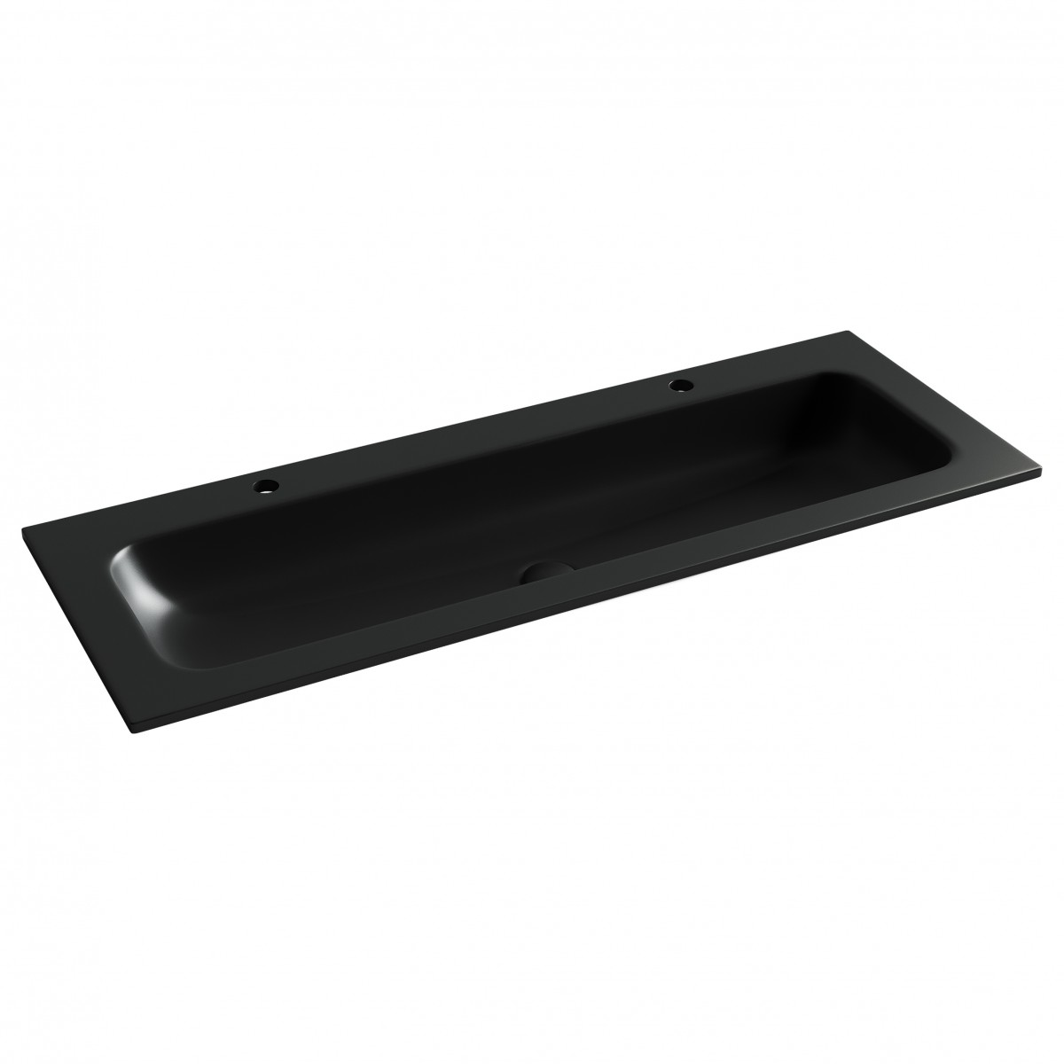Раковина встраиваемая Ceramica Nova Grace CN7016MB 1210*457 мм (чёрный матовый)