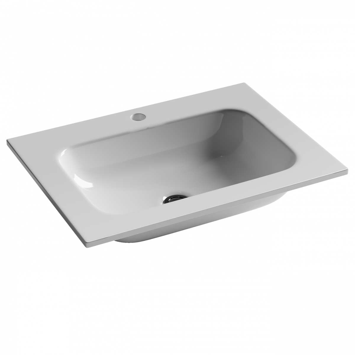 Раковина встраиваемая Ceramica Nova Element CN7011 610*457 мм (белый)