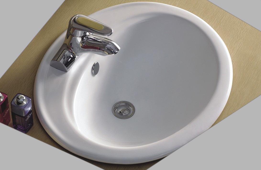 Раковина встраиваемая Gid 9413 560*490 мм (белый)