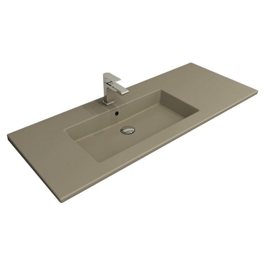 Раковина встраиваемая Bocchi Milano L 1305-011-0126 1208*475 мм (кашемир  матовый)