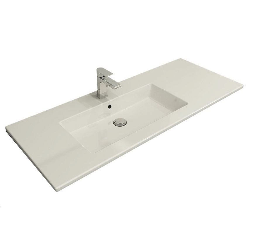 Раковина встраиваемая Bocchi Milano L 1305-014-0126 1208*475 мм (кремовый)