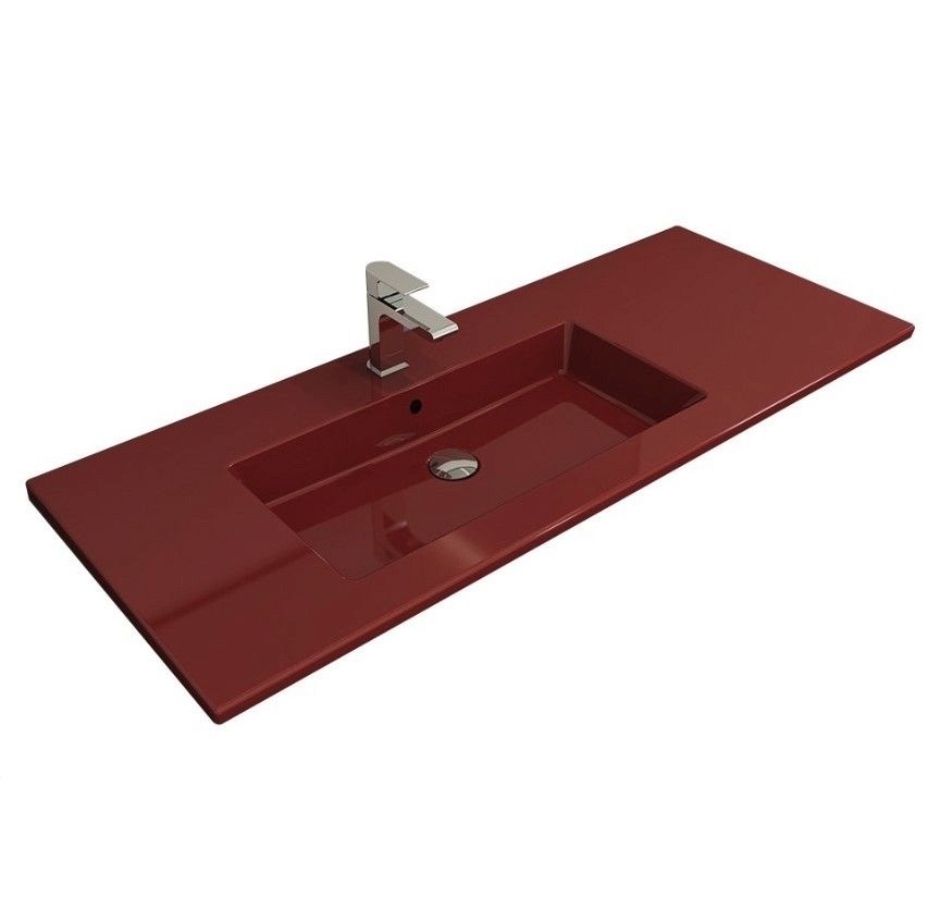 Раковина встраиваемая Bocchi Milano L 1305-019-0126 1208*475 мм (красный)