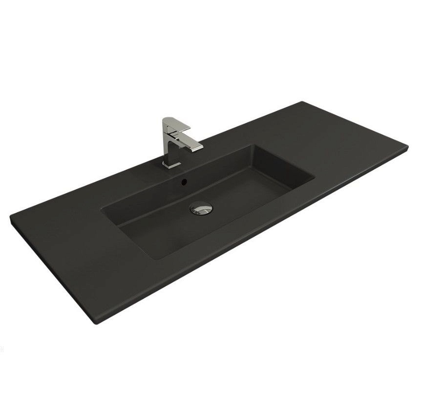 Раковина встраиваемая Bocchi Milano L 1305-020-0126 1208*475 мм (антрацит матовый)