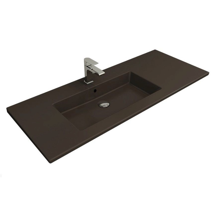 Раковина встраиваемая Bocchi Milano L 1305-025-0126 1208*475 мм (кофейный  матовый)