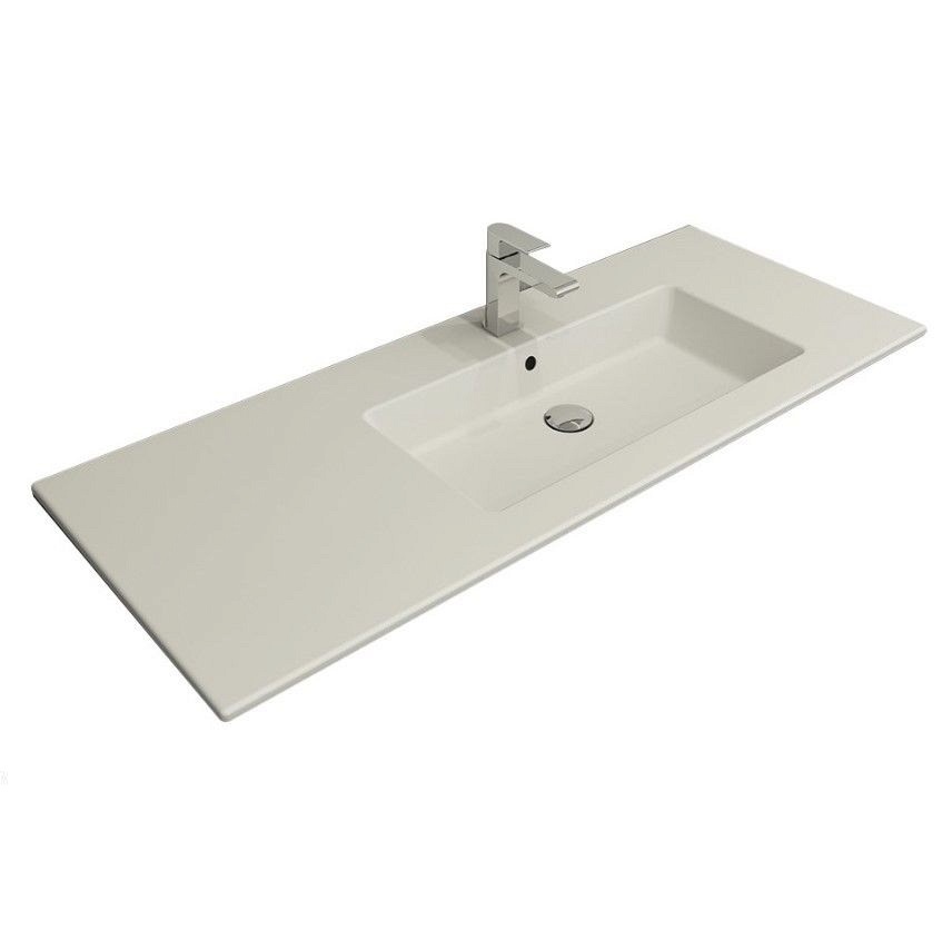 Раковина встраиваемая Bocchi Milano R 1365-002-0126 1208*475 мм (белый матовый)
