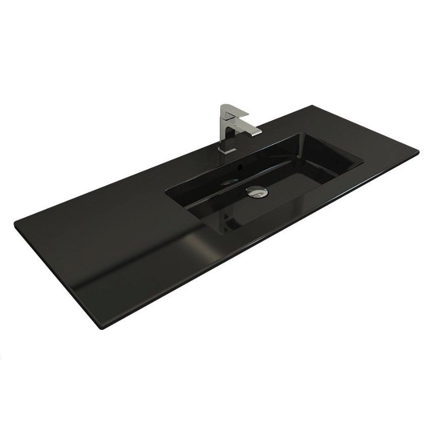 Раковина встраиваемая Bocchi Milano R 1365-005-0126 1208*475 мм (черный)