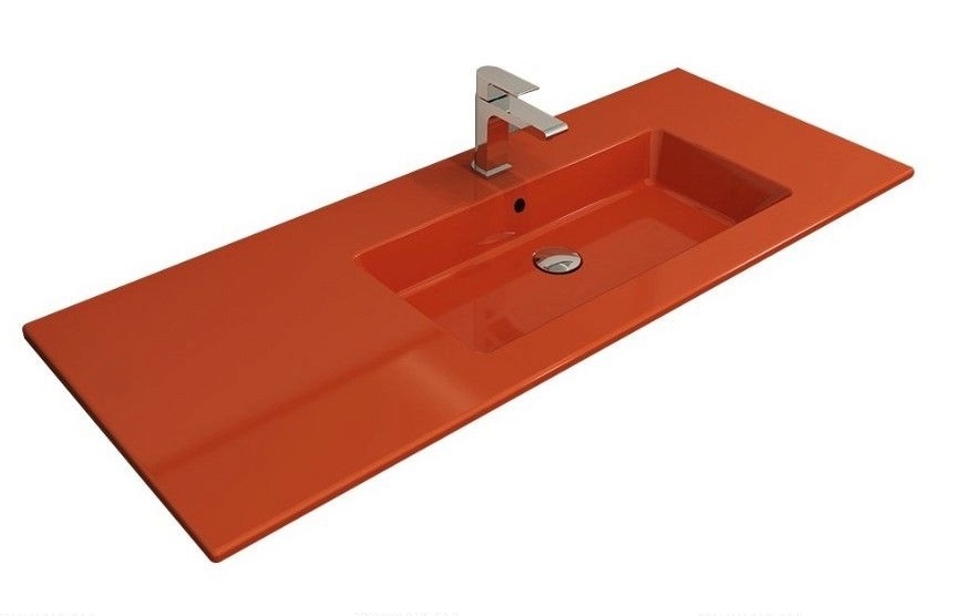 Раковина встраиваемая Bocchi Milano R 1365-012-0126 1208*475 мм (оранжевый)