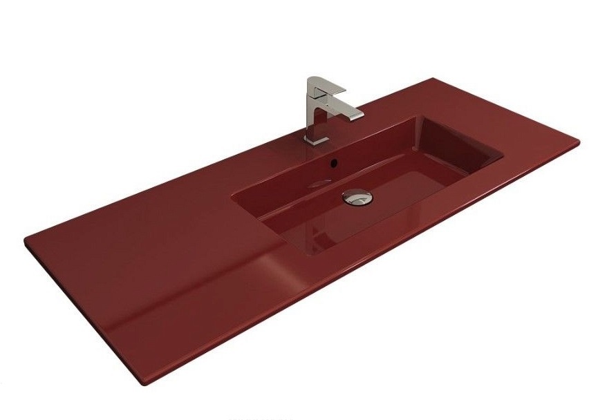 Раковина встраиваемая Bocchi Milano R 1365-019-0126 1208*475 мм (красный)