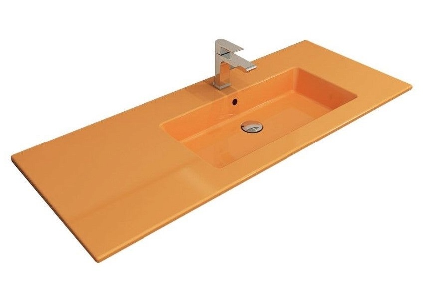 Раковина встраиваемая Bocchi Milano R 1365-021-0126 1208*475 мм (мандариновый)