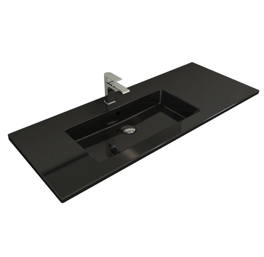 Раковина встраиваемая Bocchi Milano L 1305-005-0126 1208*475 мм (черный)