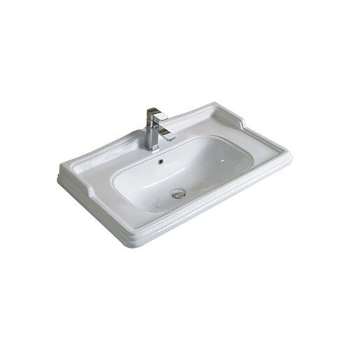 Раковина встраиваемая CeramaLux N 3380 800*495 мм (белый)