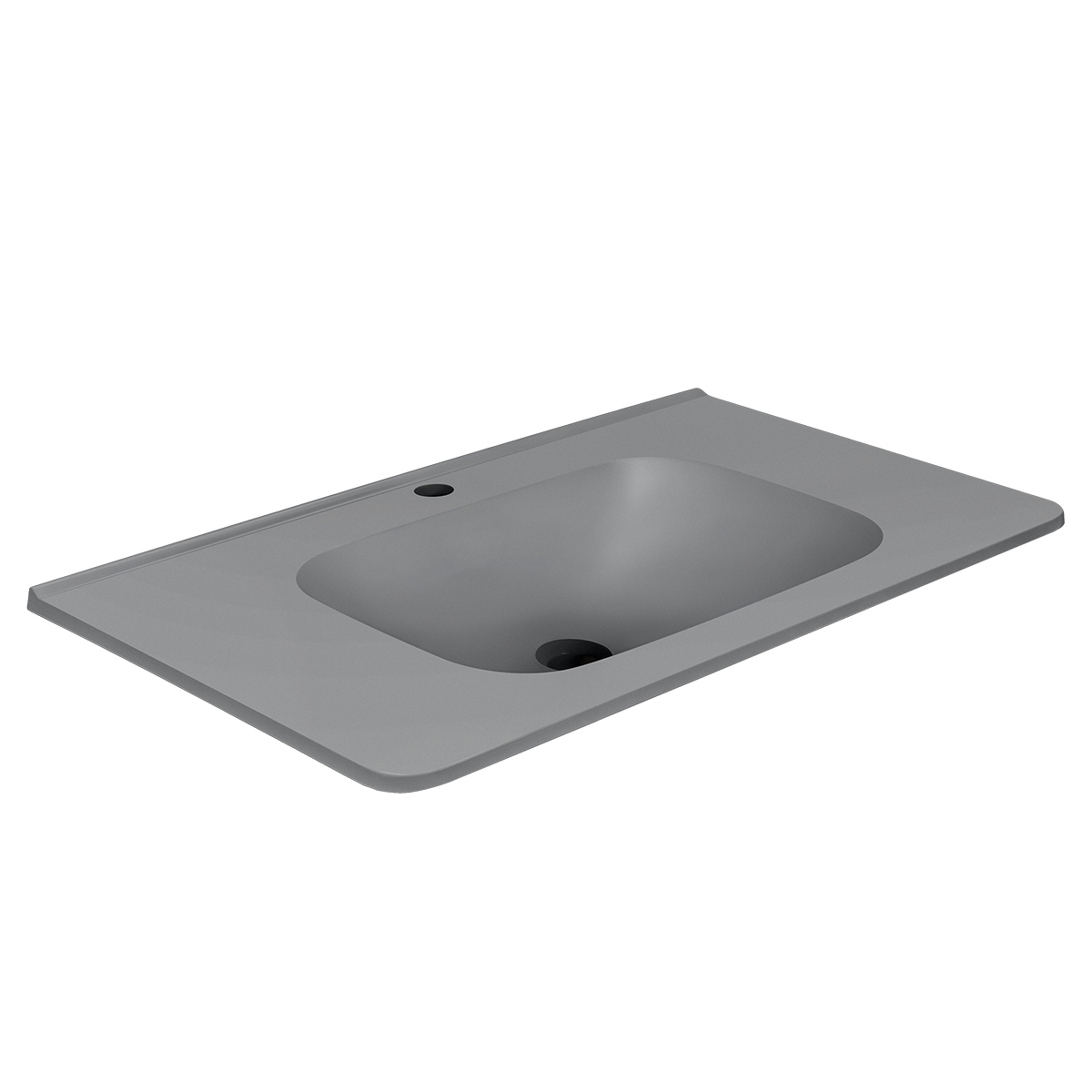 Раковина встраиваемая Vincea VCB-2VP800G 794*472 мм (серый)