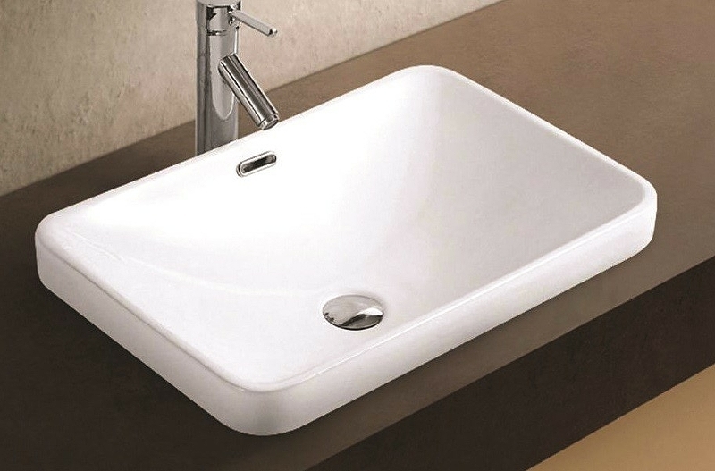 Раковина встраиваемая CeramaLux N 78441-1 560*390 мм (белый)