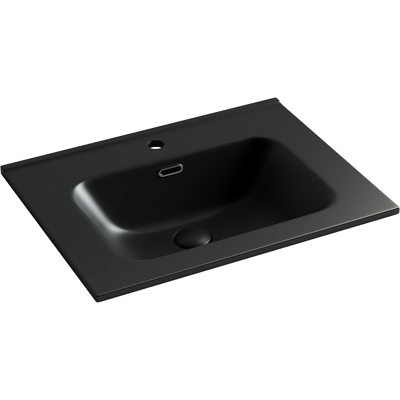 Раковина встраиваемая Ceramica Nova Element CN7001MB 610*465 мм (чёрный матовый)