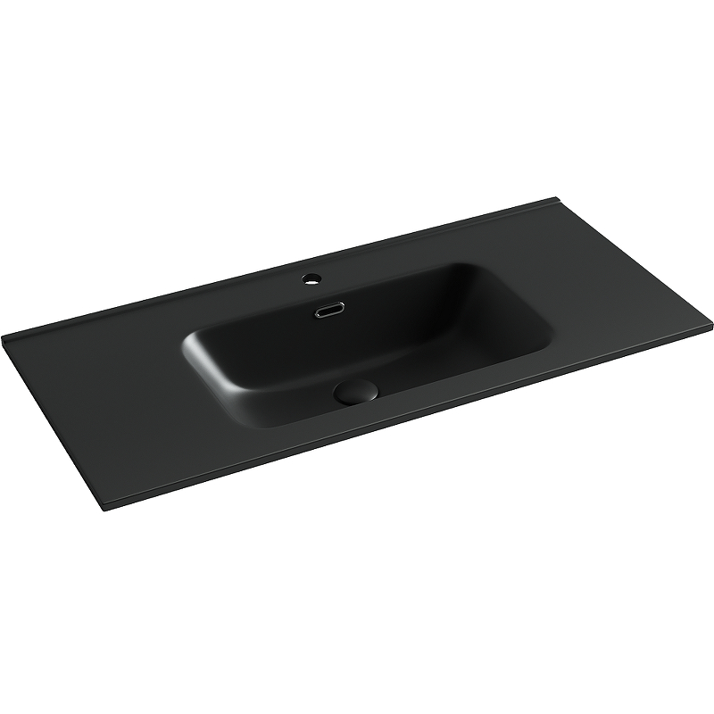 Раковина встраиваемая Ceramica Nova Element CN7003MB 1010*465 мм (чёрный матовый)