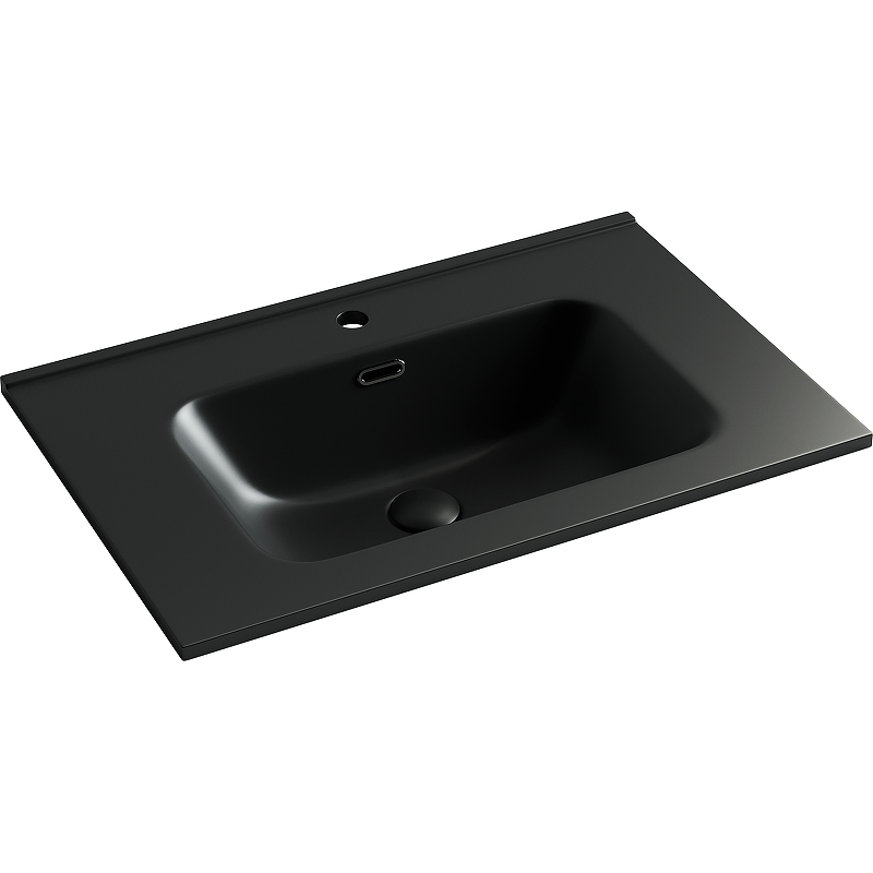 Раковина встраиваемая Ceramica Nova Element CN7007MB 710*465 мм (чёрный матовый)