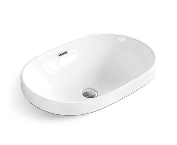 Раковина встраиваемая Gid S1004 600*400 мм (белый)