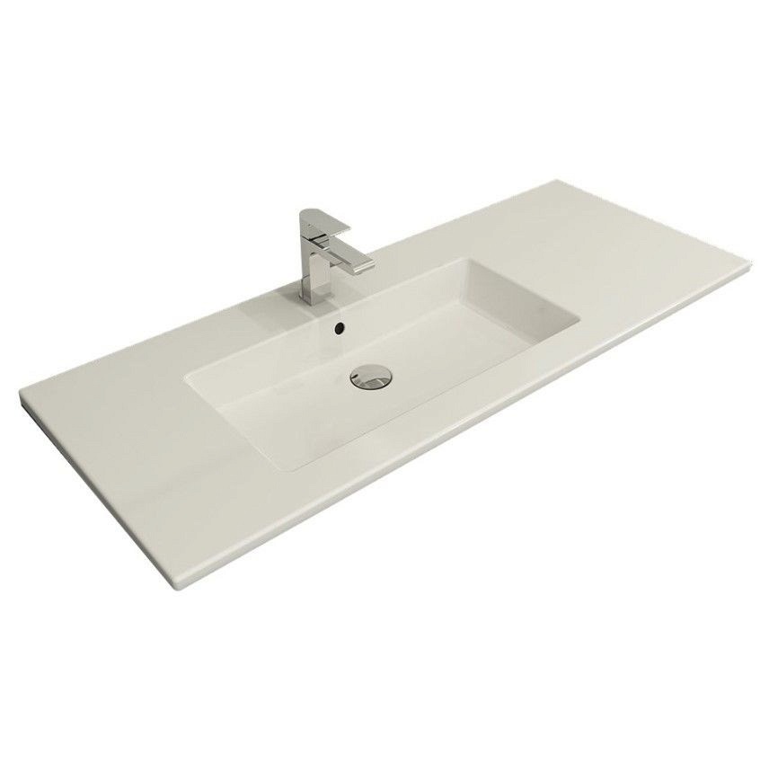 Раковина встраиваемая Bocchi Milano L 1305-001-0126 1208*475 мм (белый)