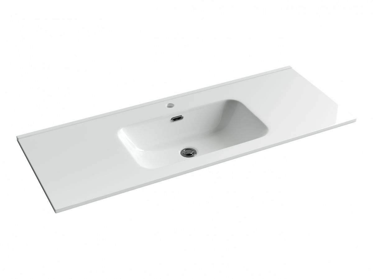 Раковина встраиваемая Ceramica Nova Element CN7006 1210*465 мм (белый)