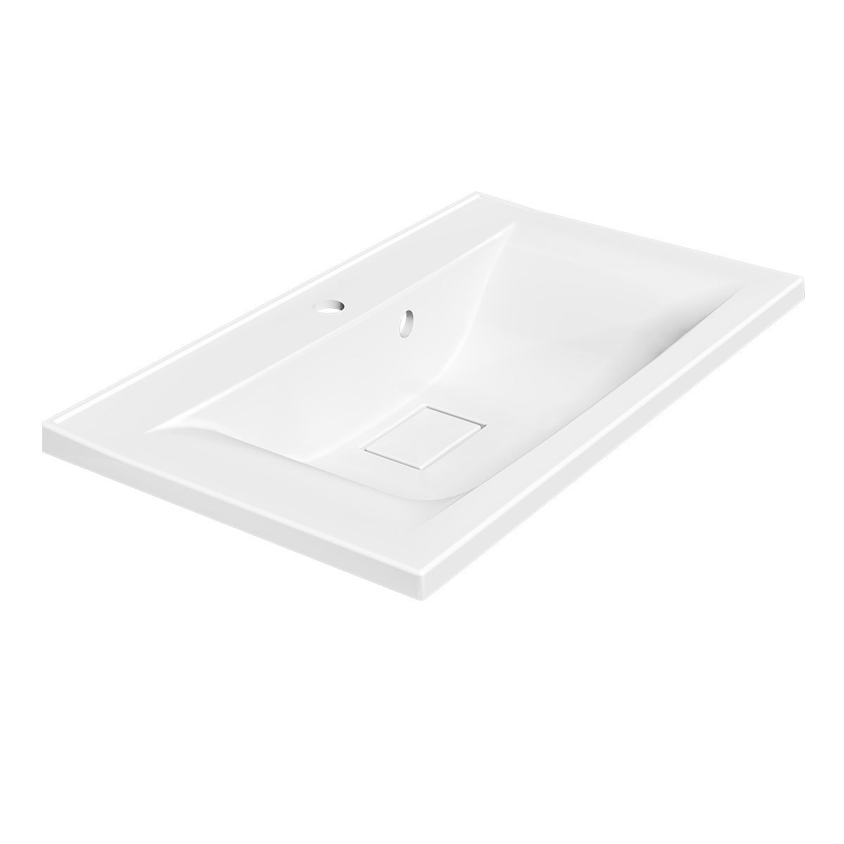 Раковина встраиваемая Vincea Mia VCB-3M750W 750*450 мм (белый)