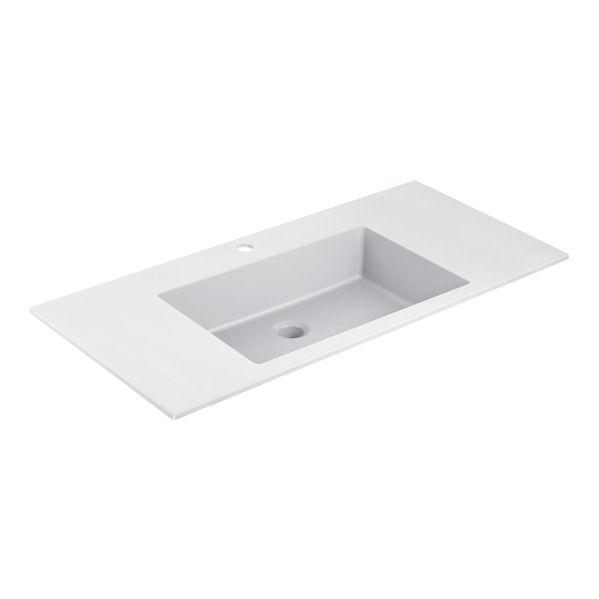Раковина встраиваемая Vincea VCB-13100W 1000*480 мм (белый)