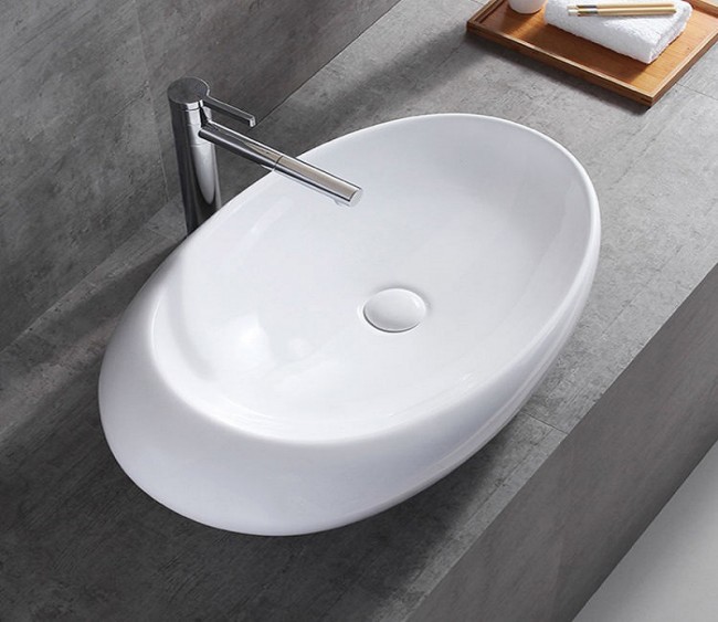 Раковина CeramaLux 7807 700*450 мм (белый)