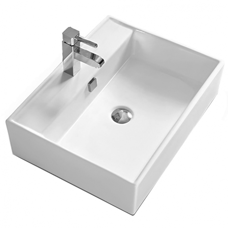 Раковина SantiLine SL-1002 590*450 мм (белый)