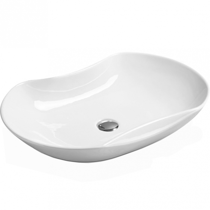 Раковина SantiLine SL-1030 670*340 мм (белый)
