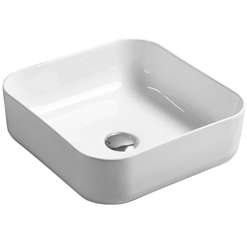 Раковина SantiLine SL-1052 385*385 мм (белый)