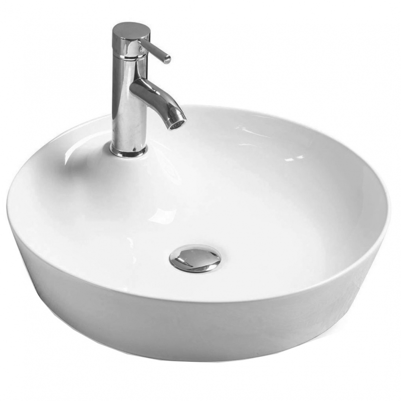 Раковина SantiLine SL-1066 430*430 мм (белый)