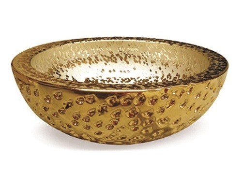 Раковина CeramaLux J2049 410*410 мм (золото)