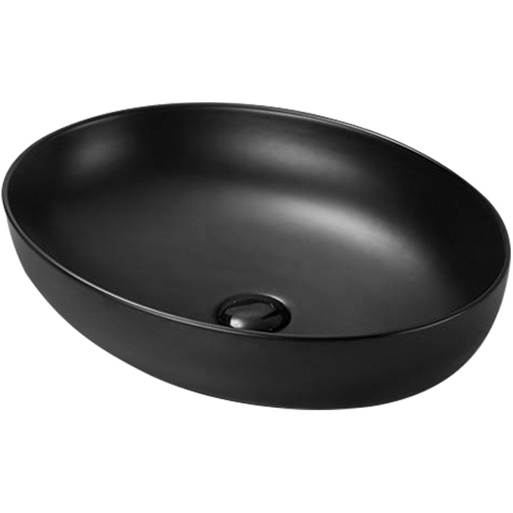Раковина SantiLine SL-1104MB 515*390 мм (черный матовый)