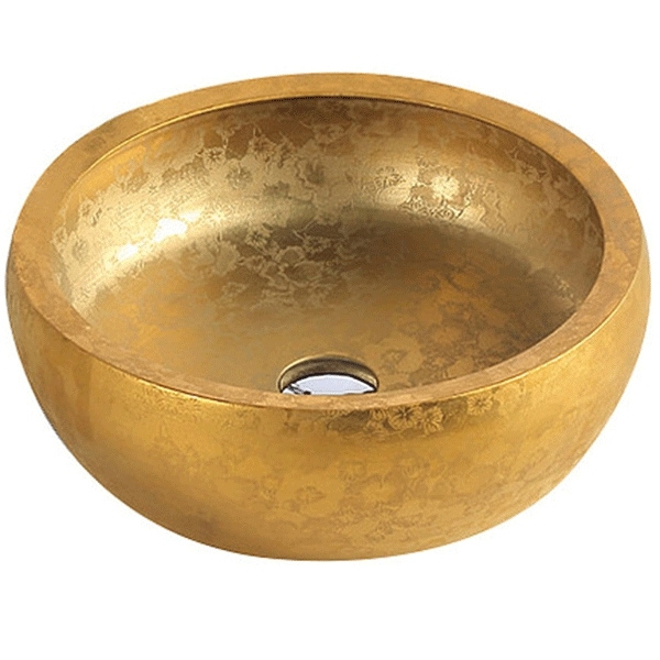 Раковина SantiLine SL-7002 435*435 мм (золото)