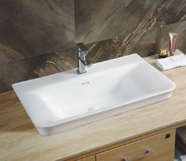 Раковина CeramaLux NYJ851-80 810*475 мм (белый)