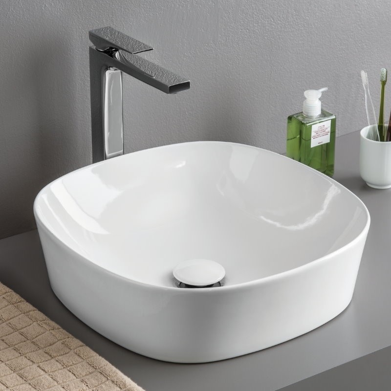 Раковина ArtCeram Ghost GHL001 01 00 bi*0 420*420 мм