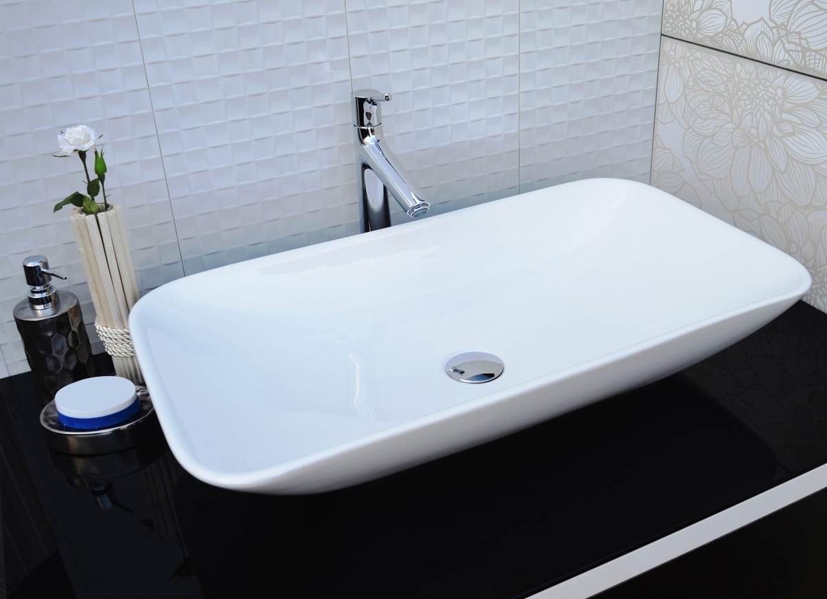 Раковина СeramaLux N9122 (K325) 705*390 мм (белый)