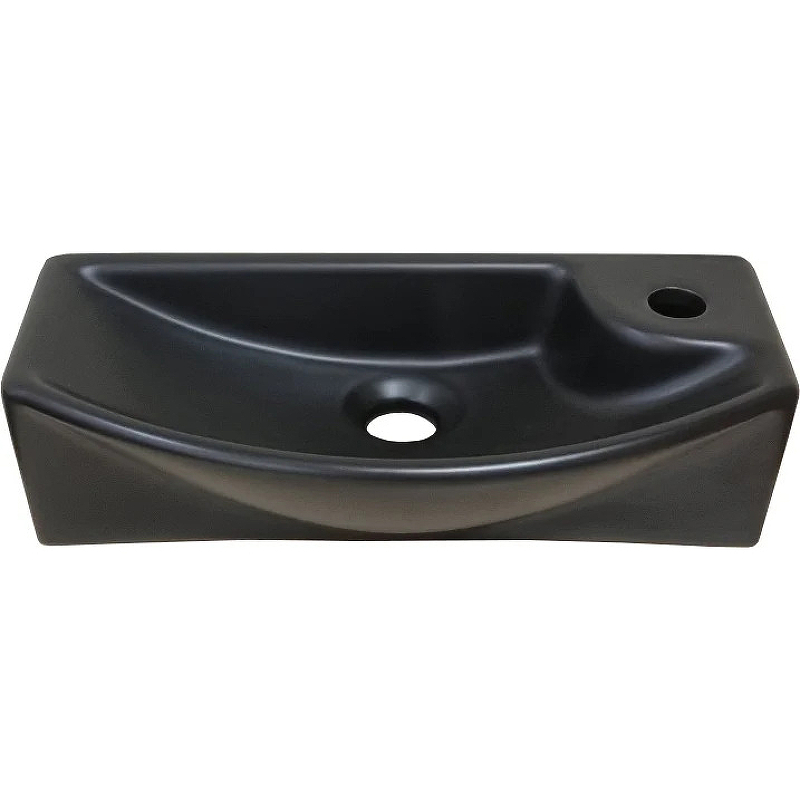 Раковина SantiLine SL-2013LMB 455*220 мм (черный матовый)