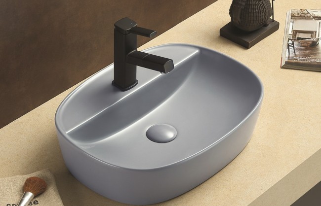 Раковина CeramaLux 78239XMHL-4 505*385 мм (голубой)