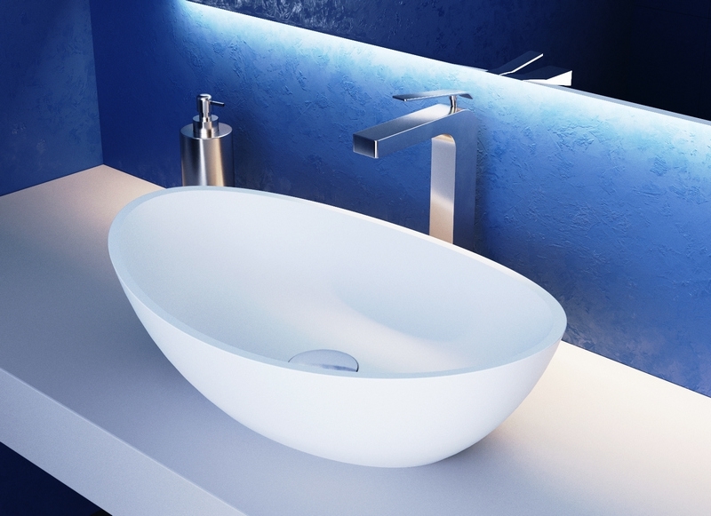 Раковина Salini Calista 103 S-Sense  560*340 мм (белый)